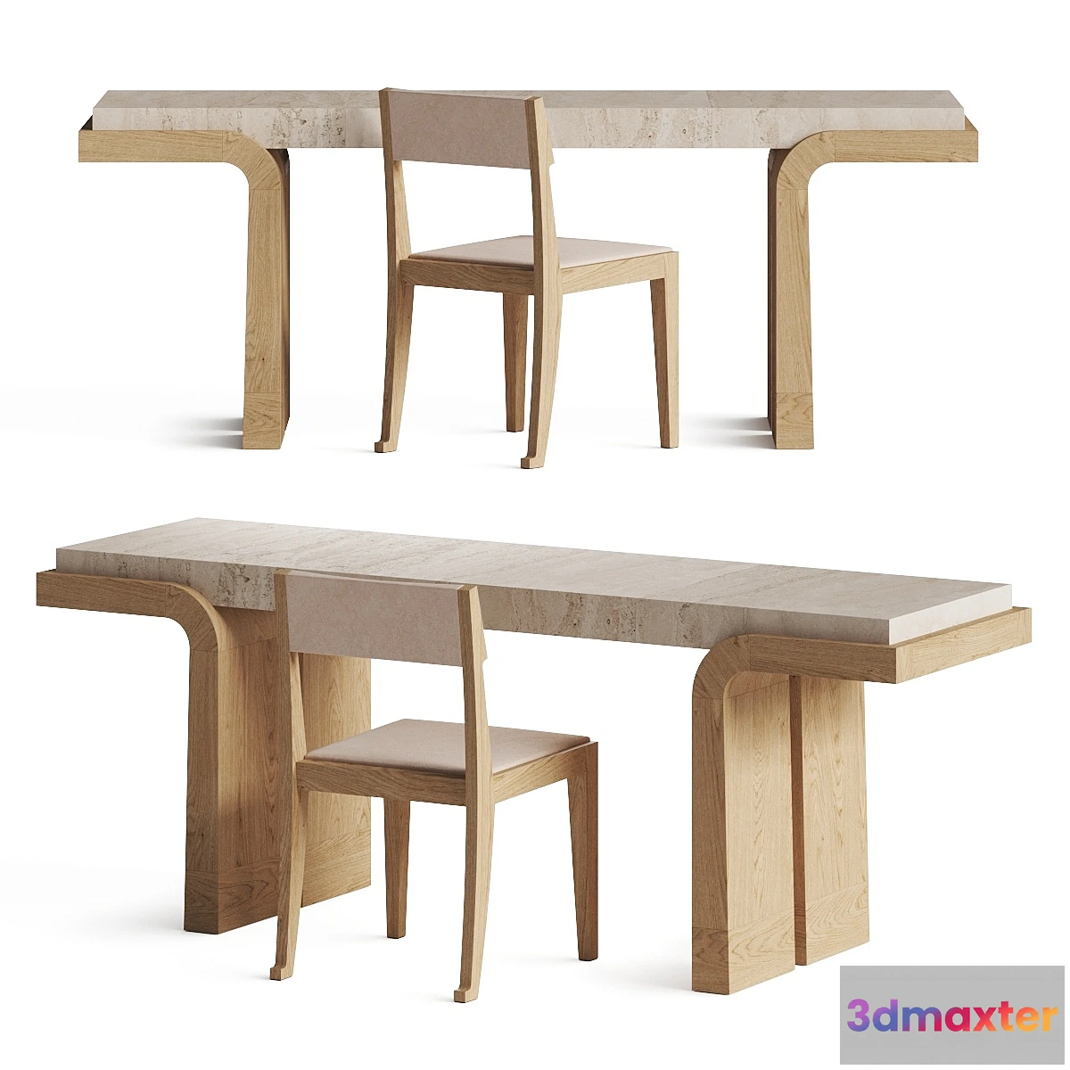 886786 - Le Cann Thalie Desk and Poly Chair - No.2