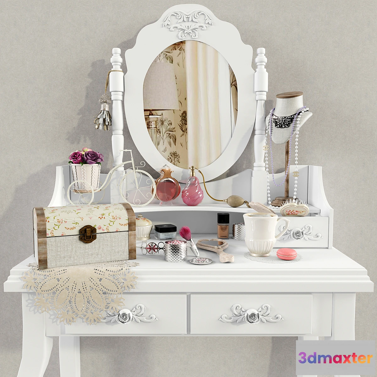 894492 - Romantischer Schminktisch