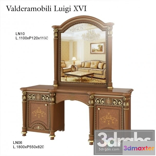 951816 - Table Mirror Valderamobili Luigi XVI