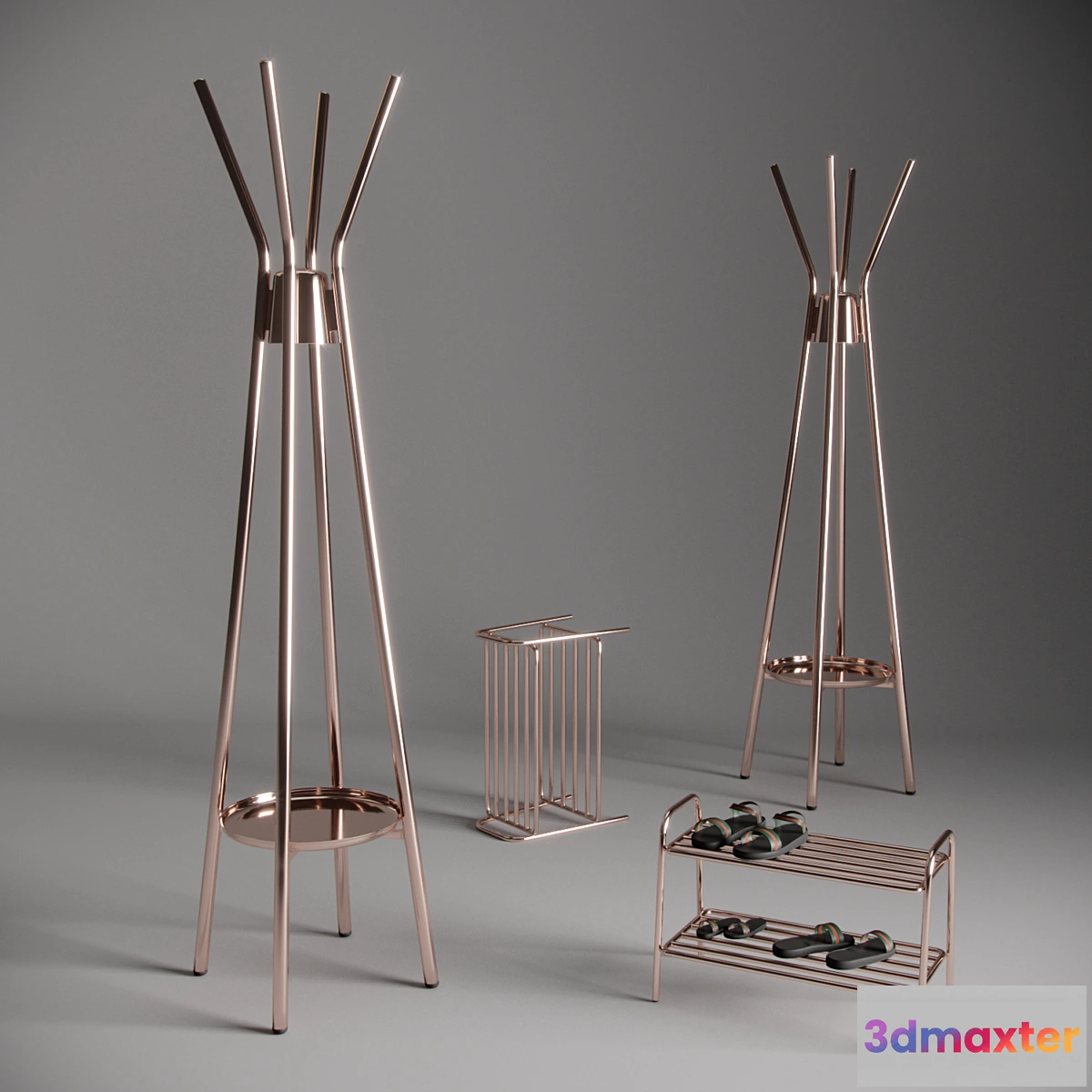 1305449 - Alana Coat Stand 3D Max