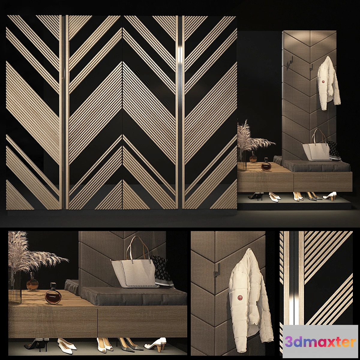 1306167 - Composition in the hallway_48 3D Max