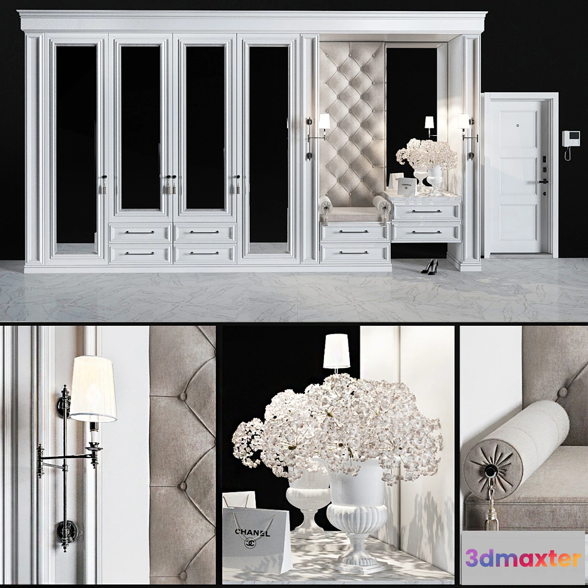 1307152 - Composition in the hallway_27 3D Max