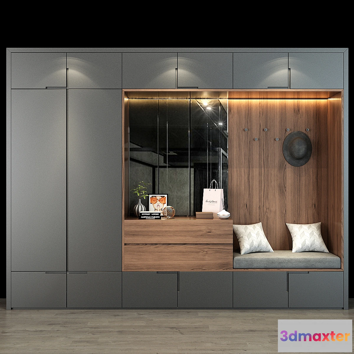 1307897 - Composition in The Hallway 274 3D Max