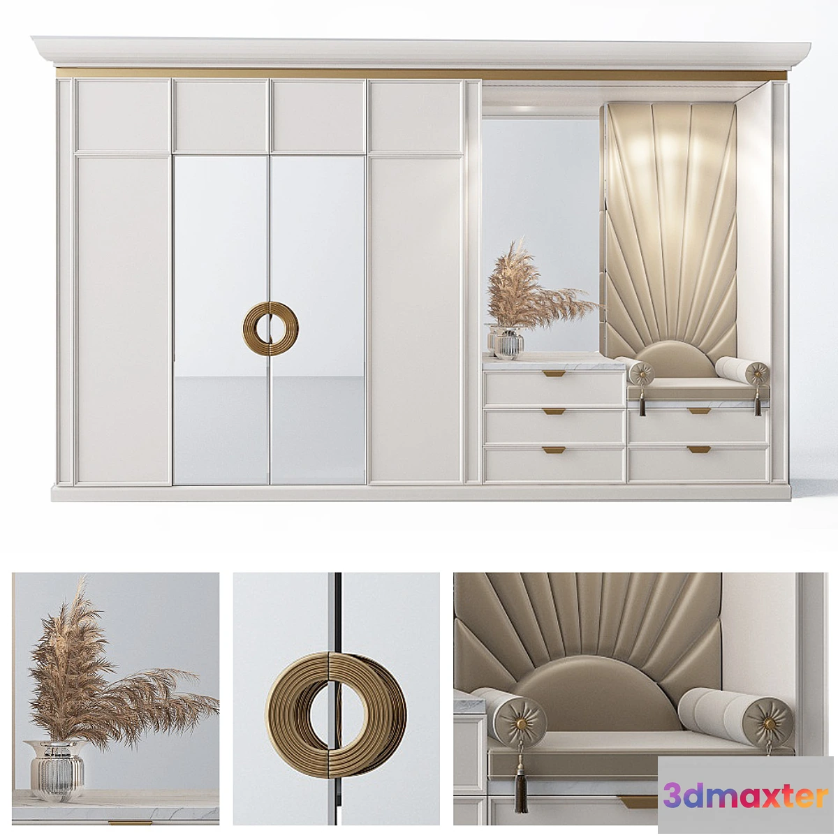 1310095 - Composition in the hallway_70 3D Max