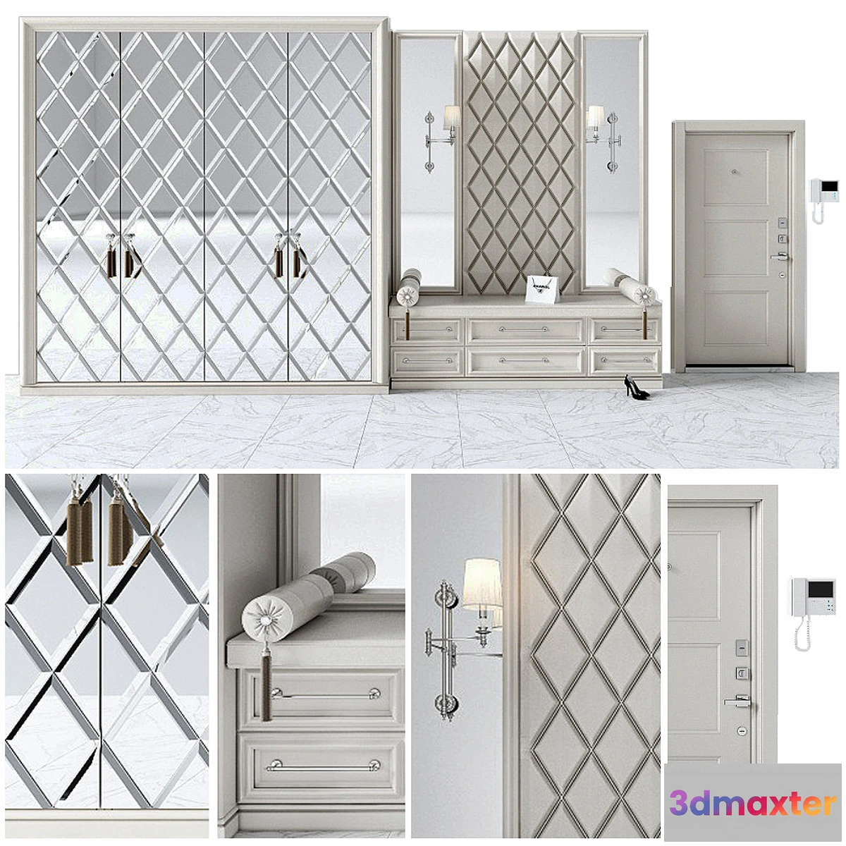 1313182 - Composition in the hallway_44 3D Max