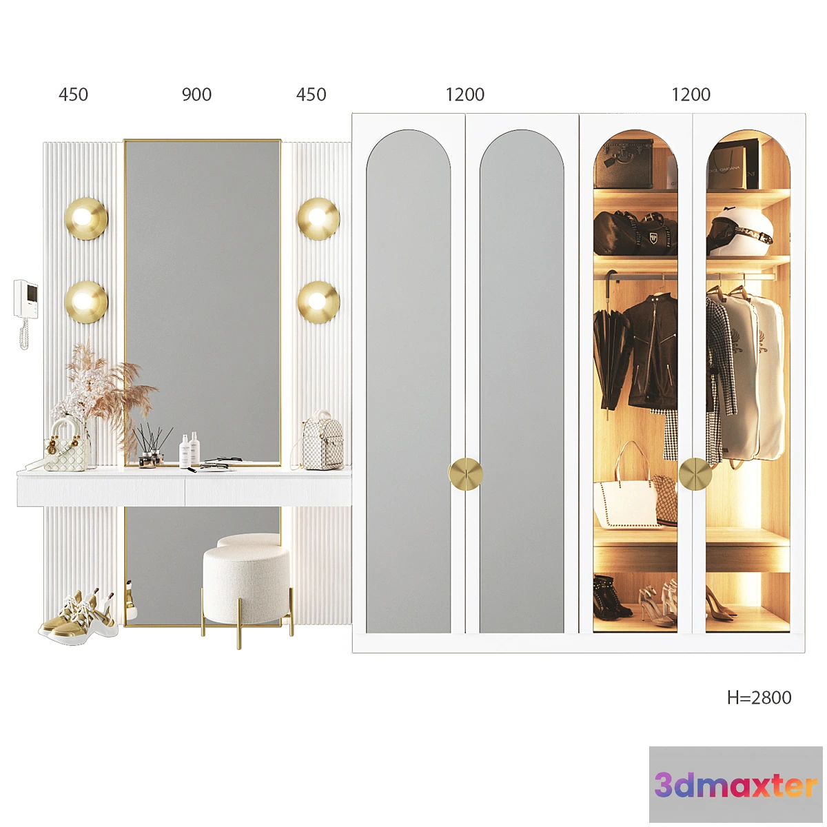 1316675 - Composition in the hallway_121 - No.2 3D Max