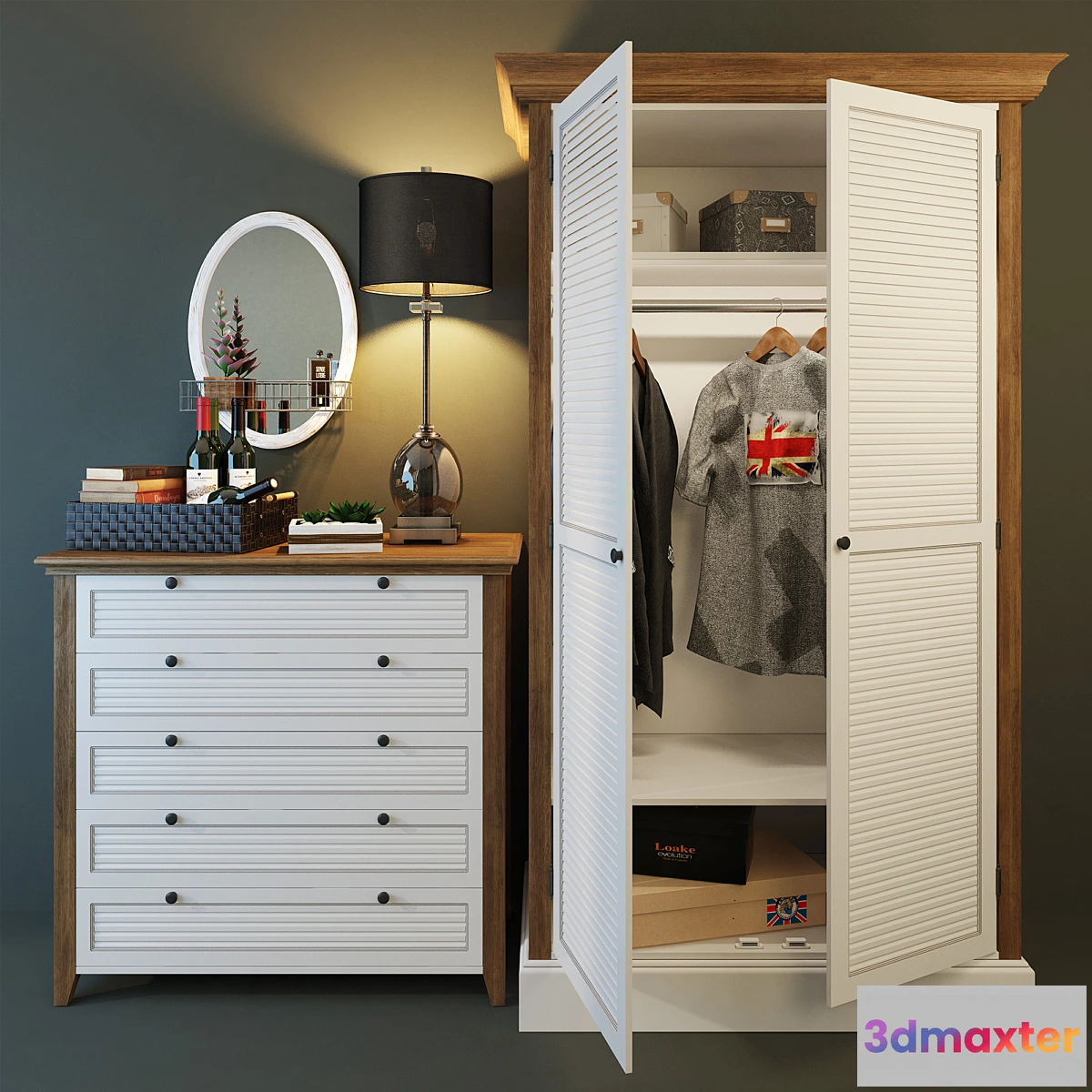 1325435 - Wardrobe Ranch. Goosli 3D Max