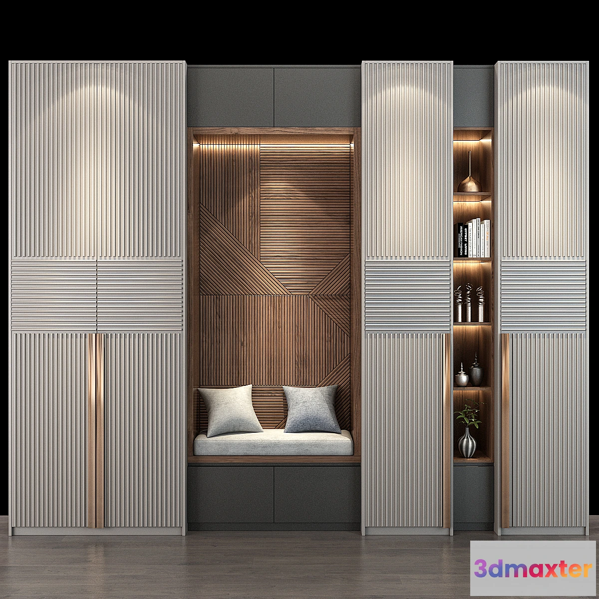 1326589 - Composition in the hallway_230 3D Max