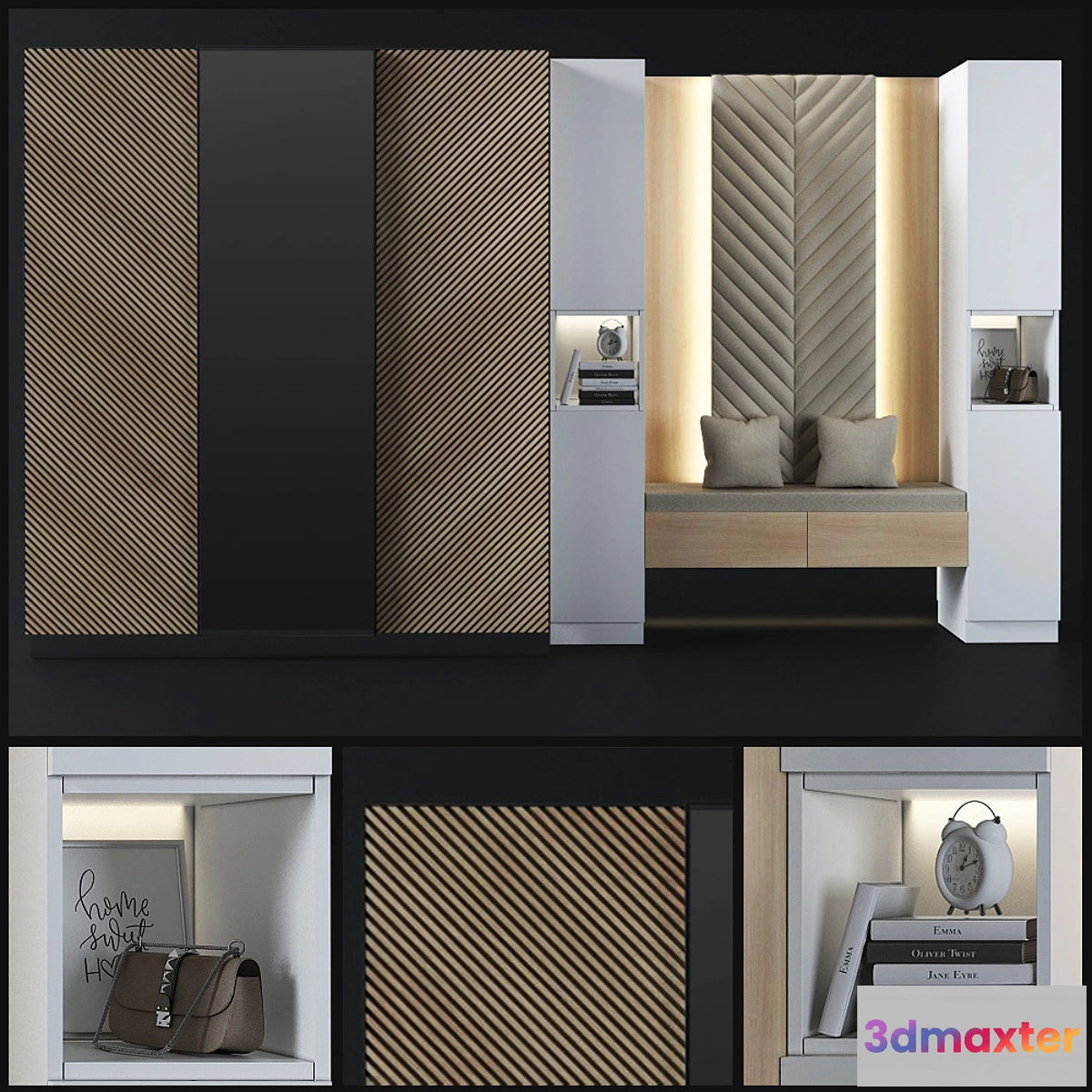 1329369 - Composition in the hallway_65 3D Max