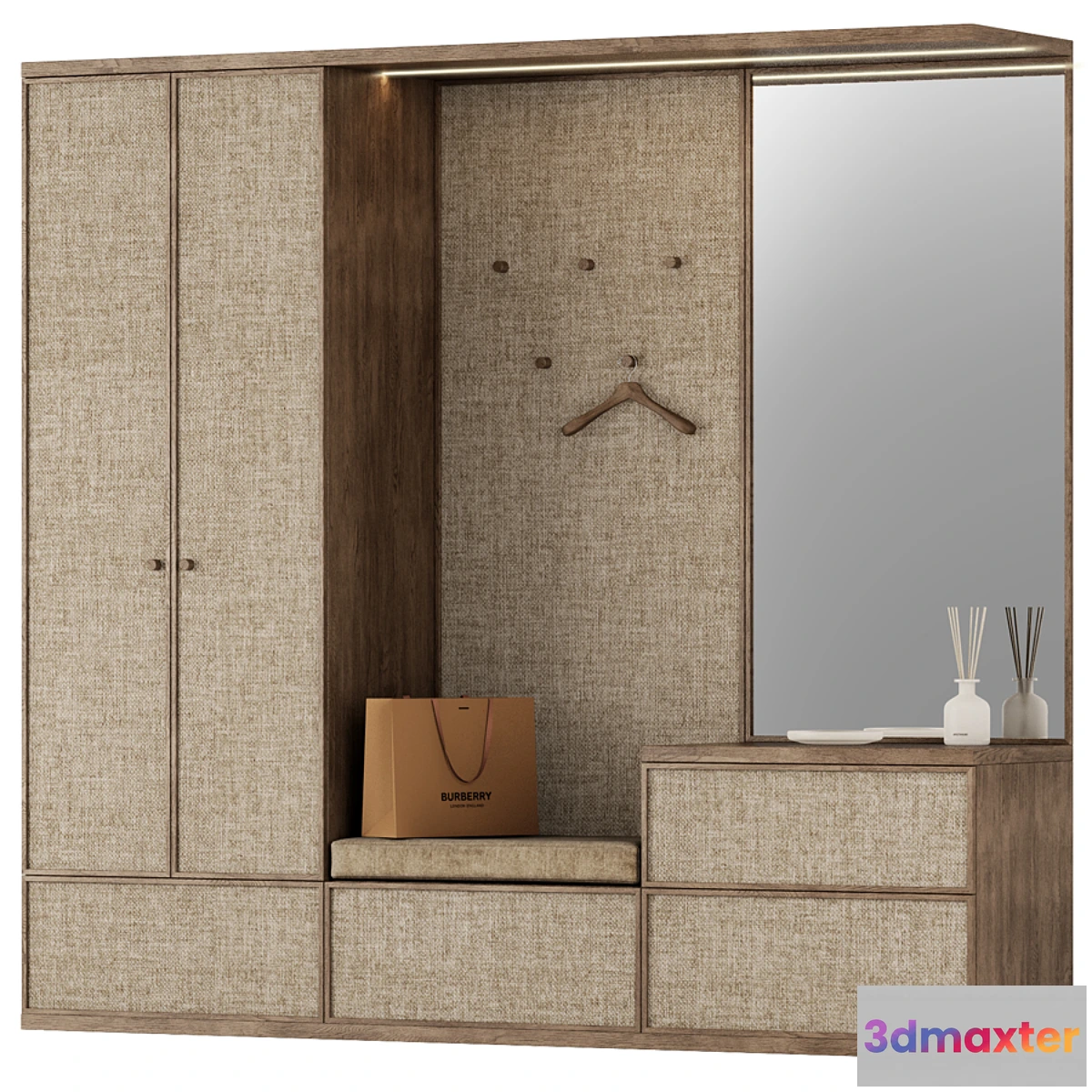 1329805 - HALLWAY Furniture 3D Max