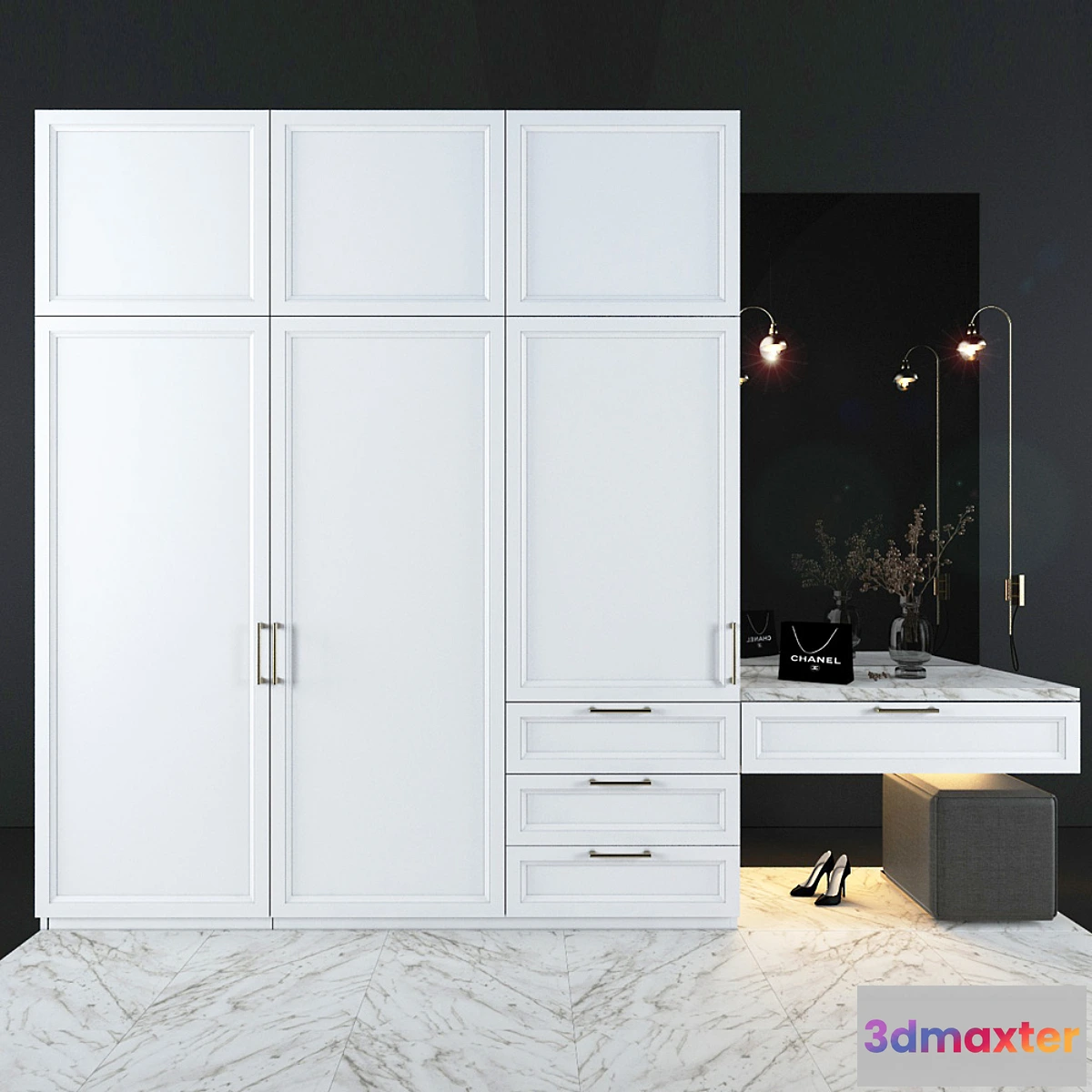 1331990 - Composition in the hallway_8 3D Max