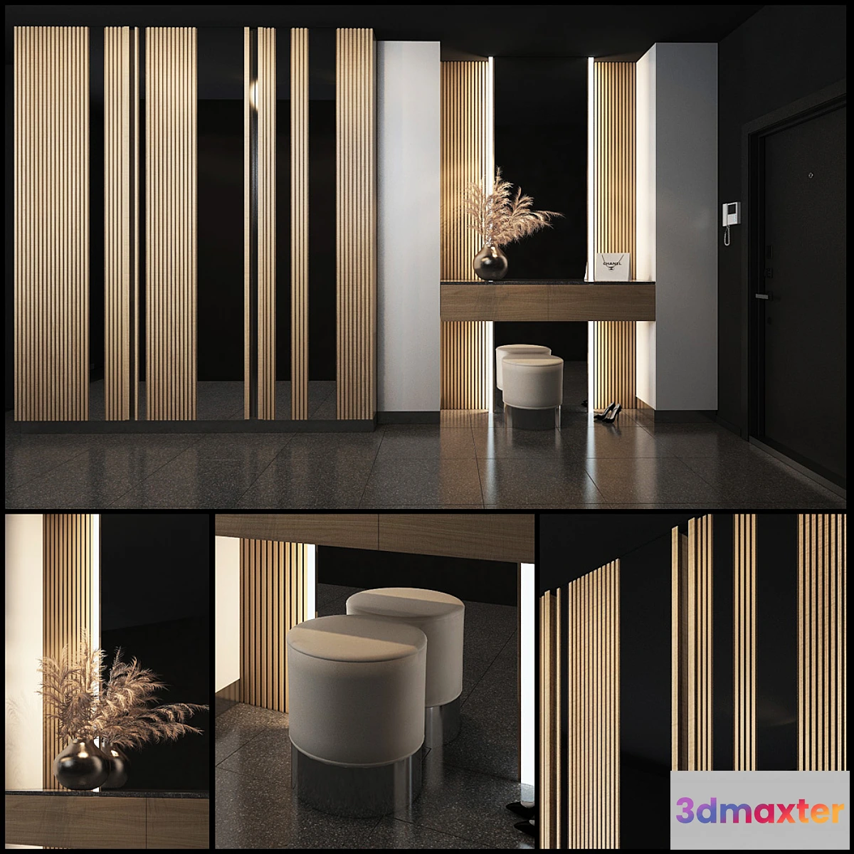 1338530 - Composition in the hallway_51 3D Max