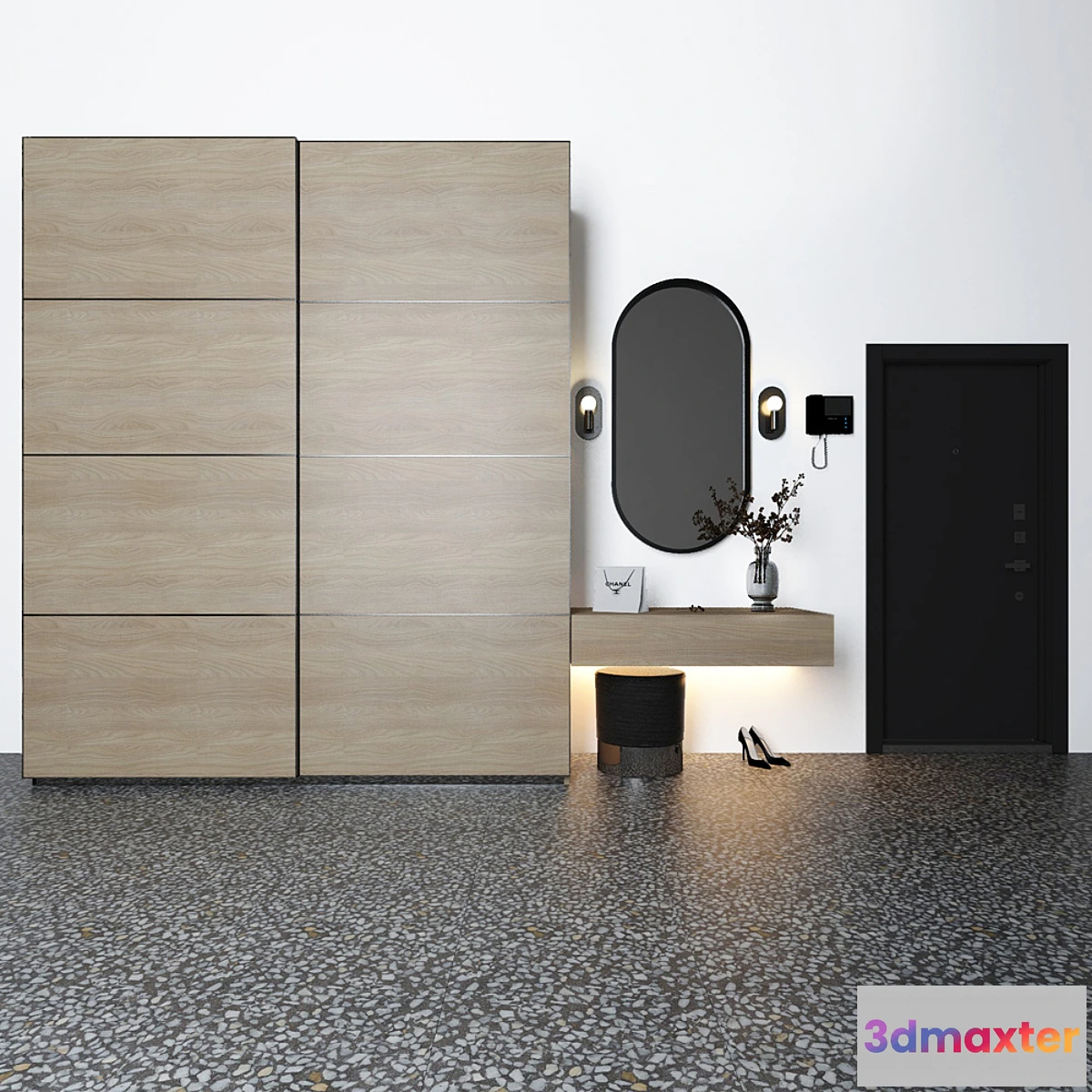 1339831 - Composition in the hallway_14 3D Max