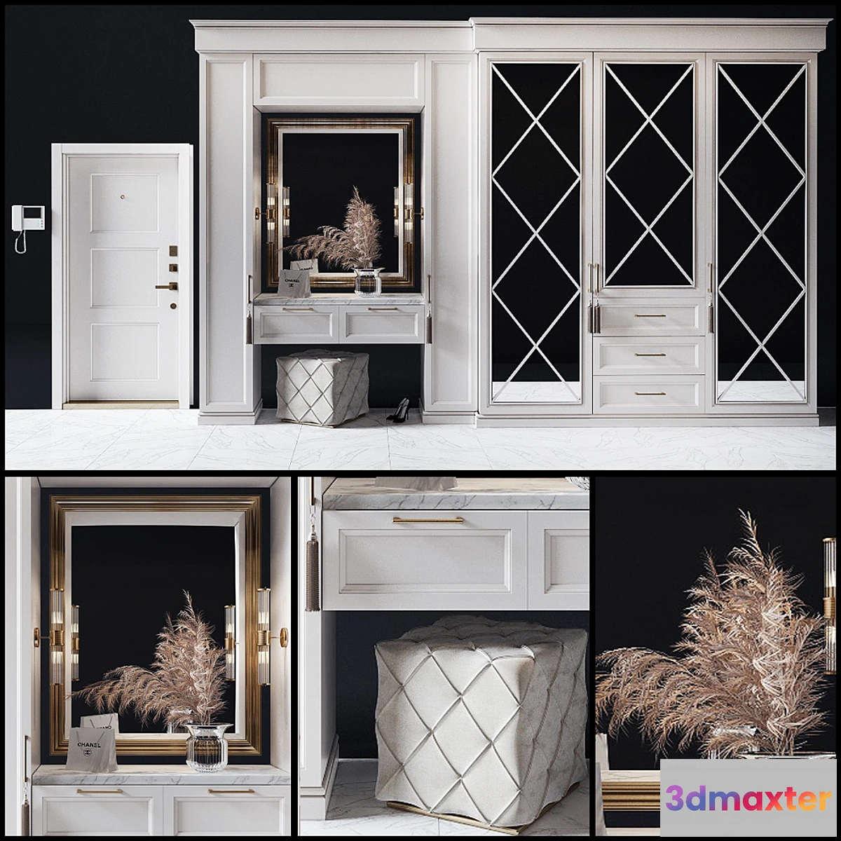 1344254 - Composition in the hallway_53 3D Max