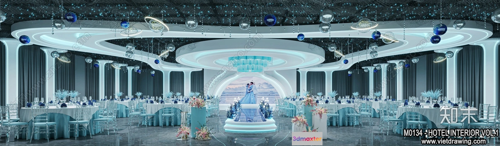 1365098 - Hotel - Hall - 3D Interior Scene - 3D Models - 012 3D Max