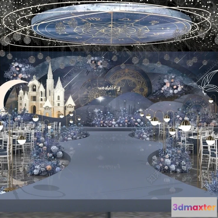 1366176 - Hotel - Hall - 3D Interior Scene - 3D Models - 028 3D Max