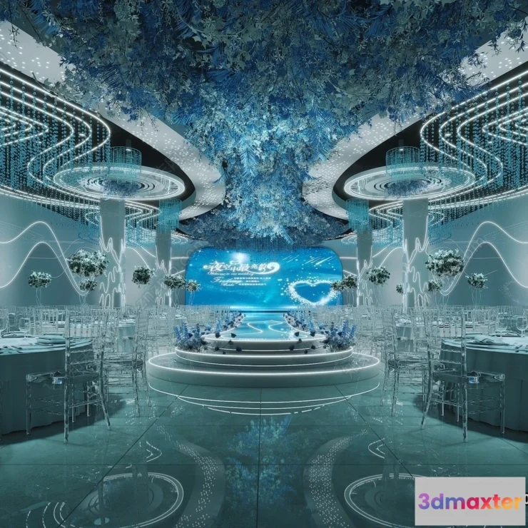 1366492 - Hotel - Hall - 3D Interior Scene - 3D Models - 032 3D Max