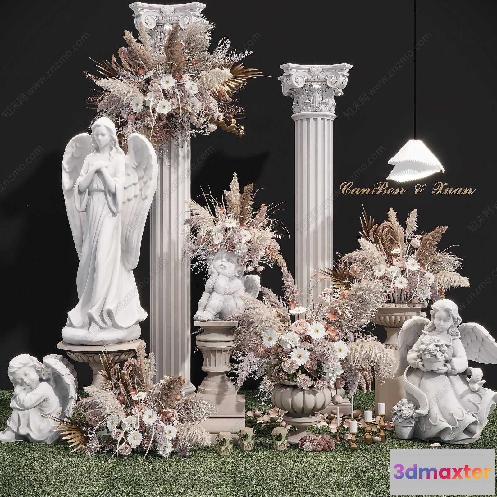 1366948 - Hotel - Hall - 3D Interior Scene - 3D Models - 038 3D Max