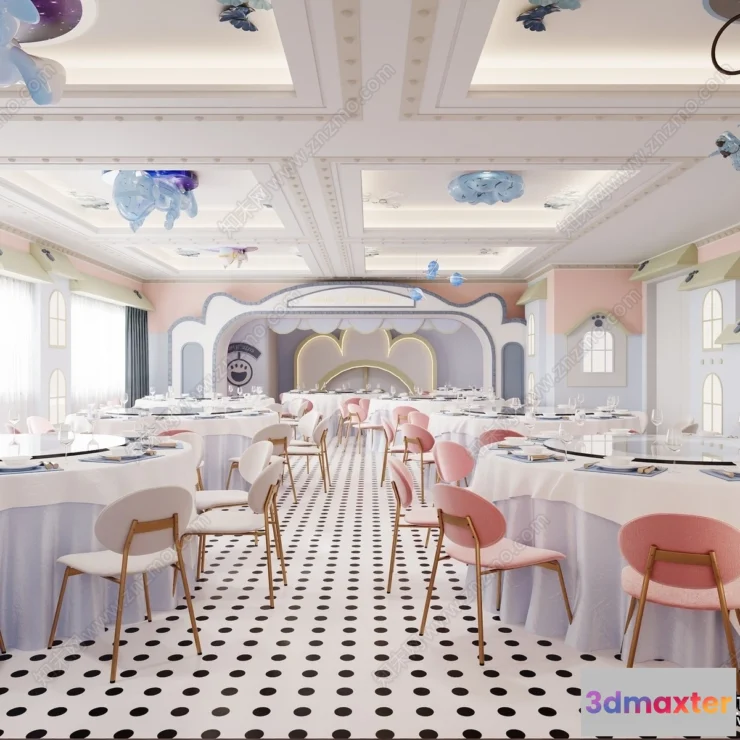 1368206 - Hotel - Hall - 3D Interior Scene - 3D Models - 056 3D Max