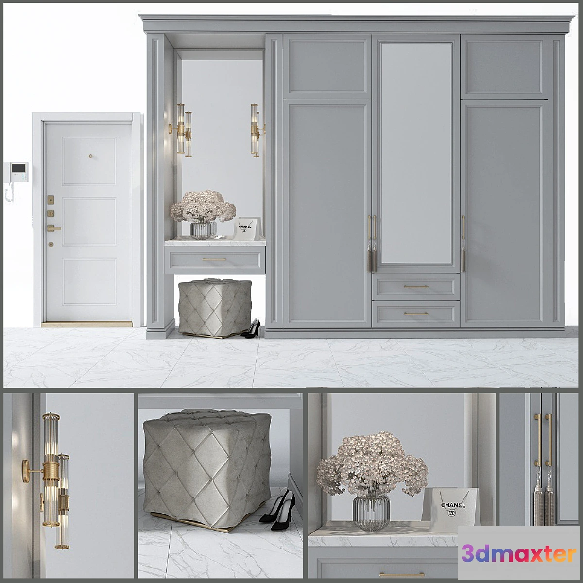 1391674 - Composition in the hallway_40 3D Max