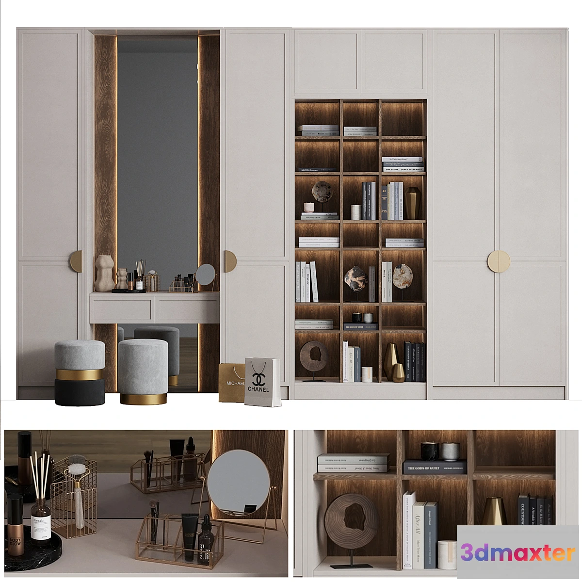 1398766 - Hallway Composition with H&M decor 3D Max