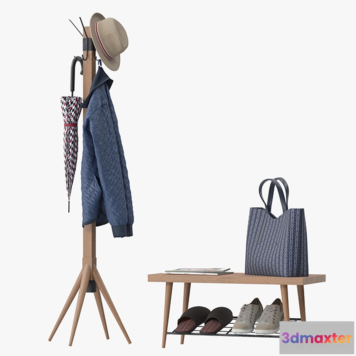 1400316 - Lucy Coat Rack 3D Max