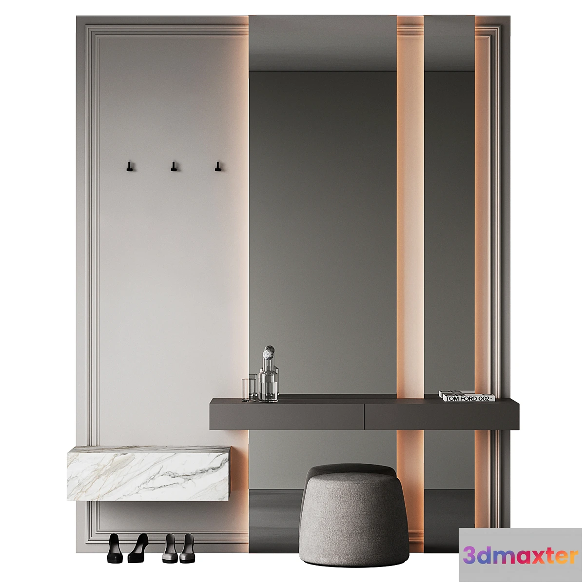 1408824 - Hallway set 17 3D Max