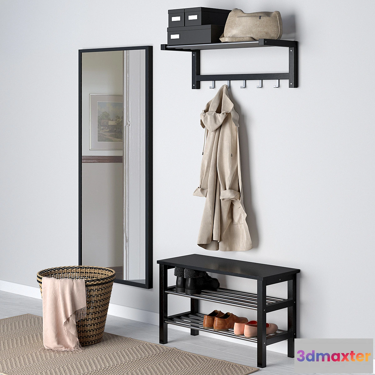 1415714 - Ikea Chusig and Slothes set 3D Max