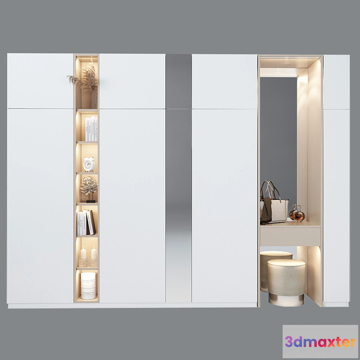 1417604 - Composition in the hallway_84 3D Max