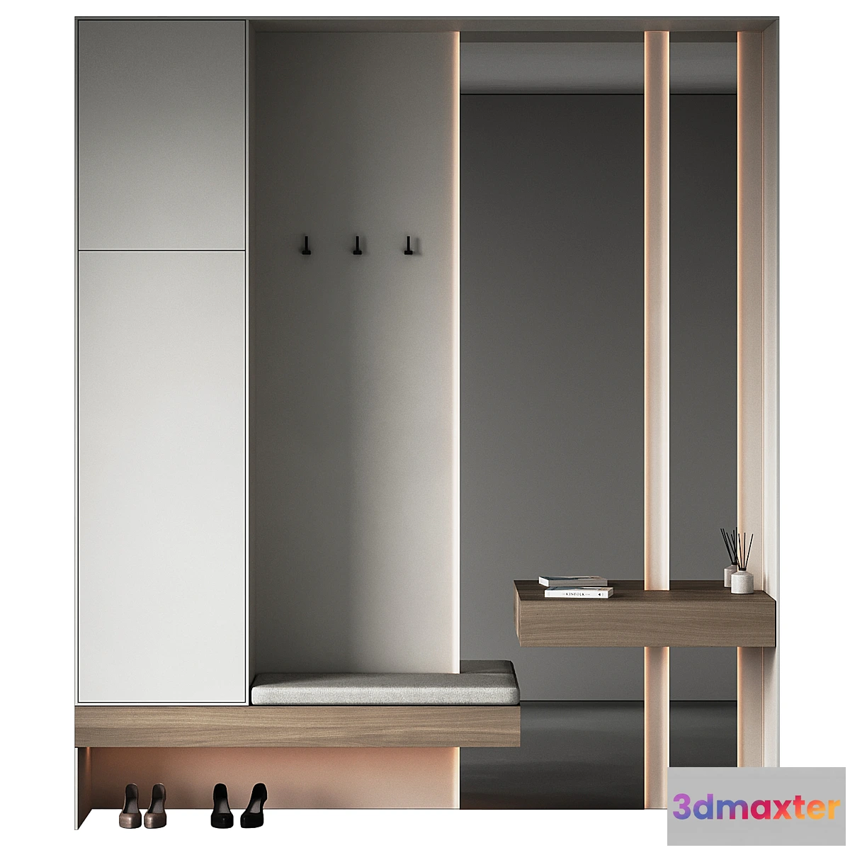 1418222 - Hallway set 24 3D Max