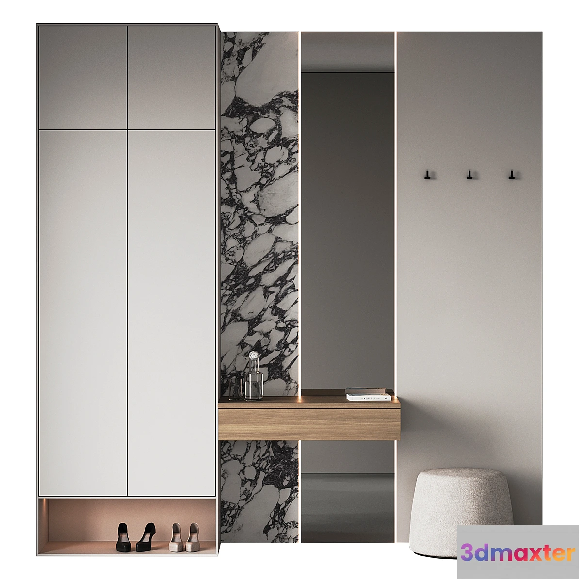 1424210 - Hallway set 18 3D Max