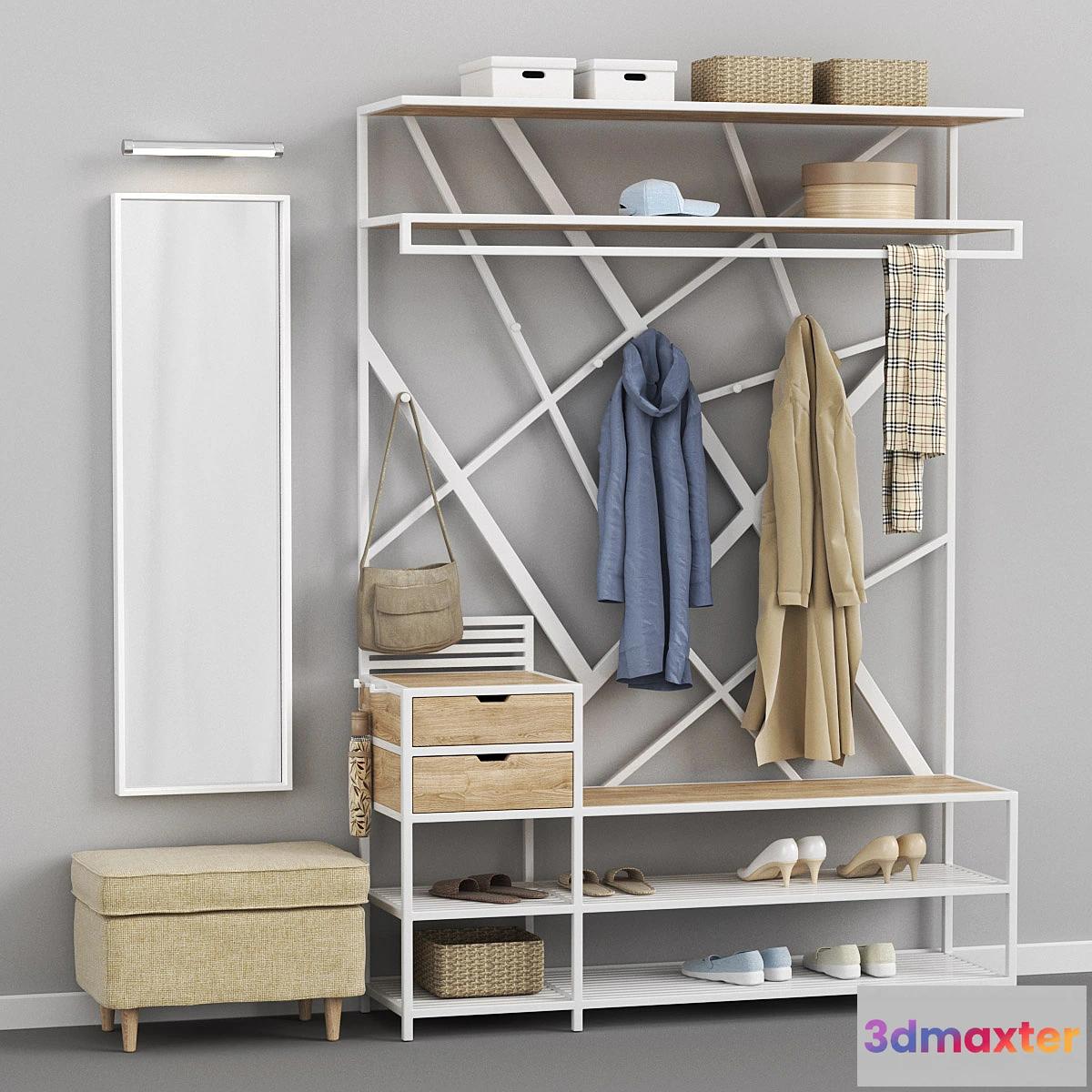 1441678 - Loft style hallway 3D Max