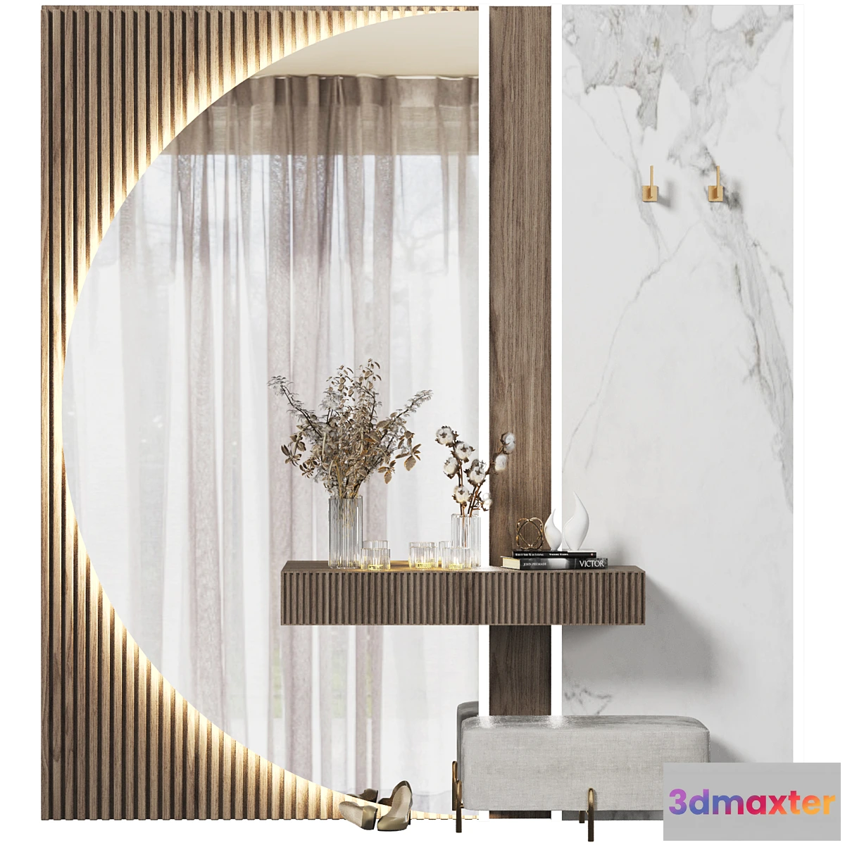 1442160 - Hallway Composition 262 3D Max