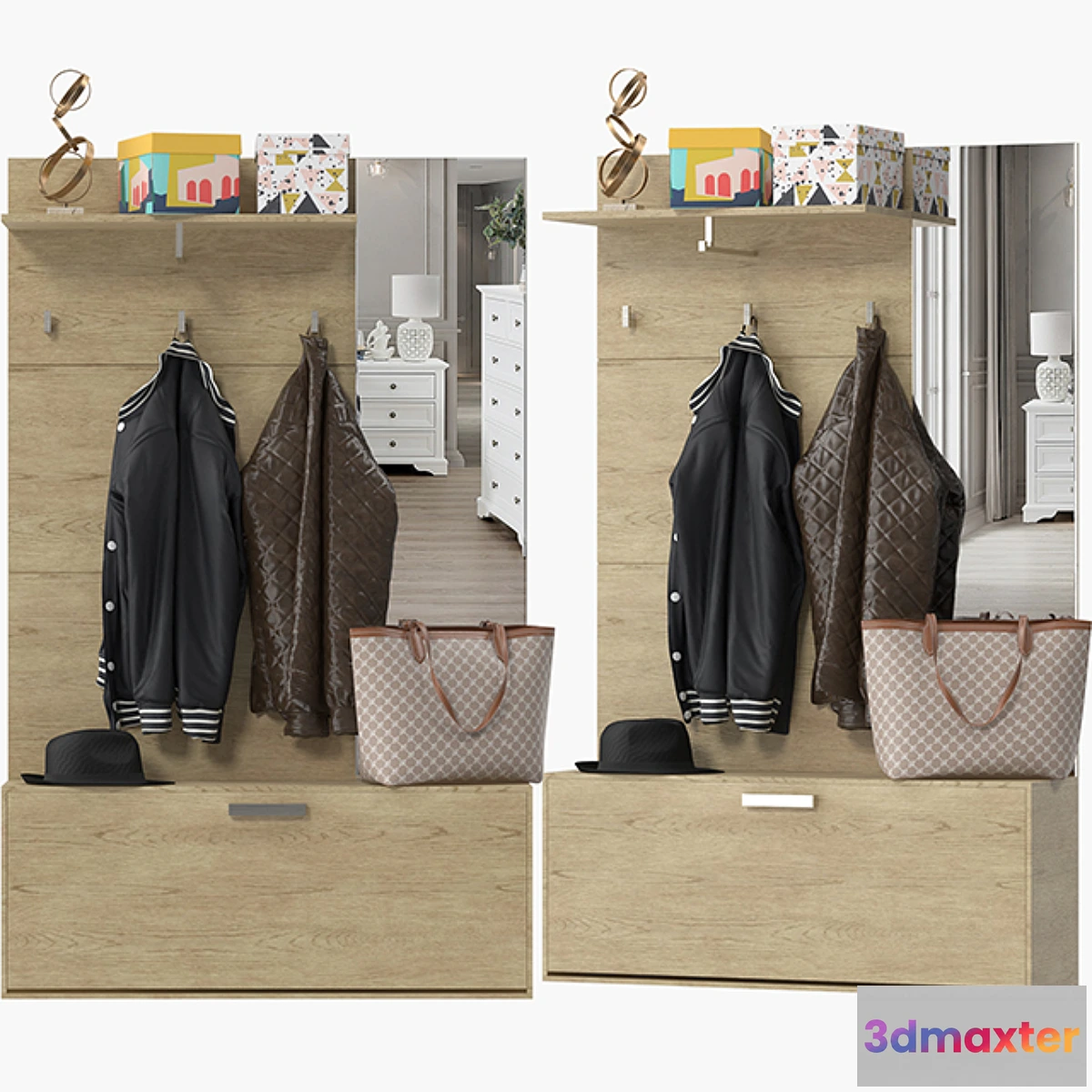 1442404 - Gratton hallway unit 3D Max