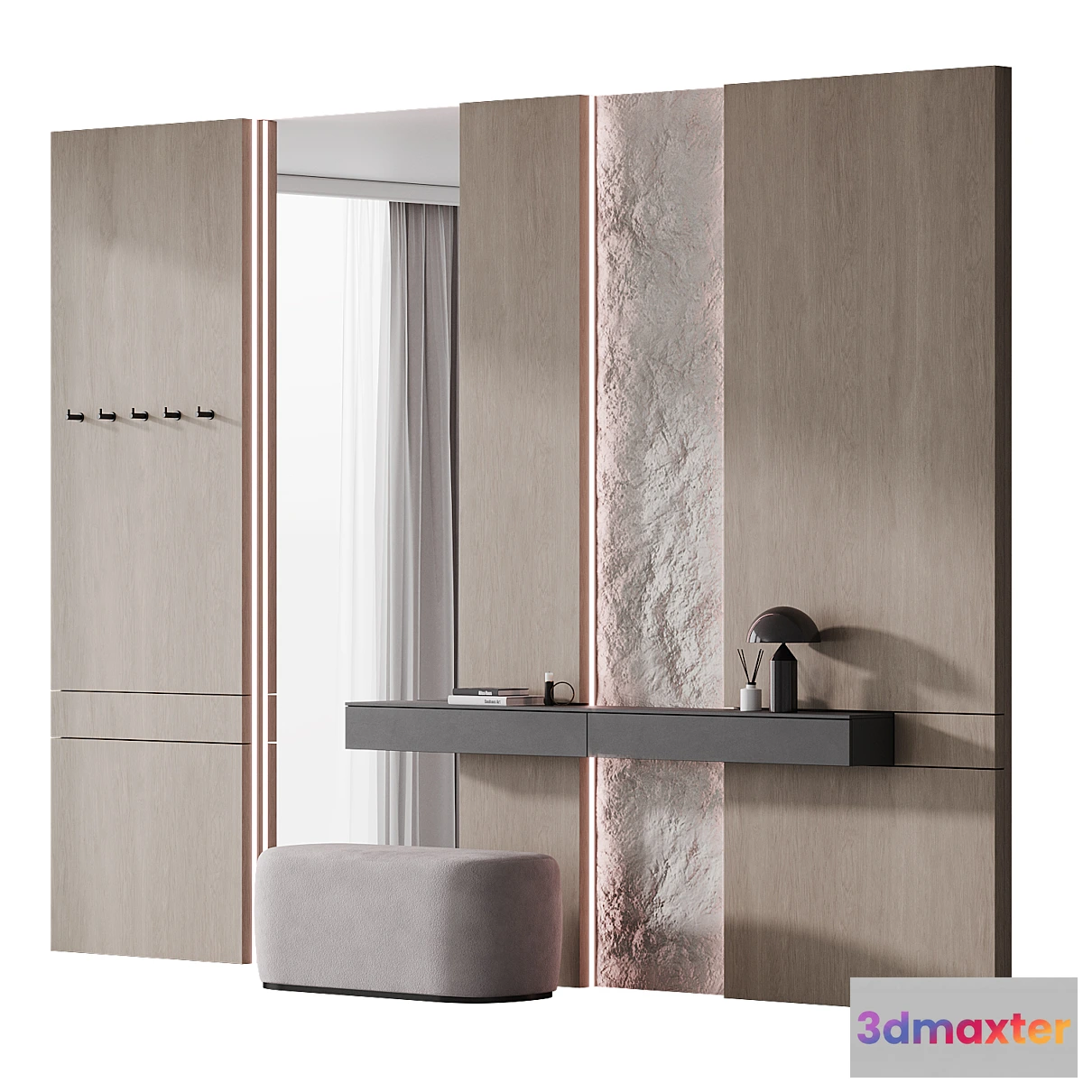 1444292 - Hallway 002  hallway 3D Max