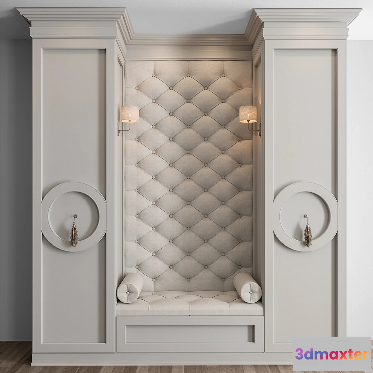 1445684 - Hallway 66 - Classical Entrance 3D Max