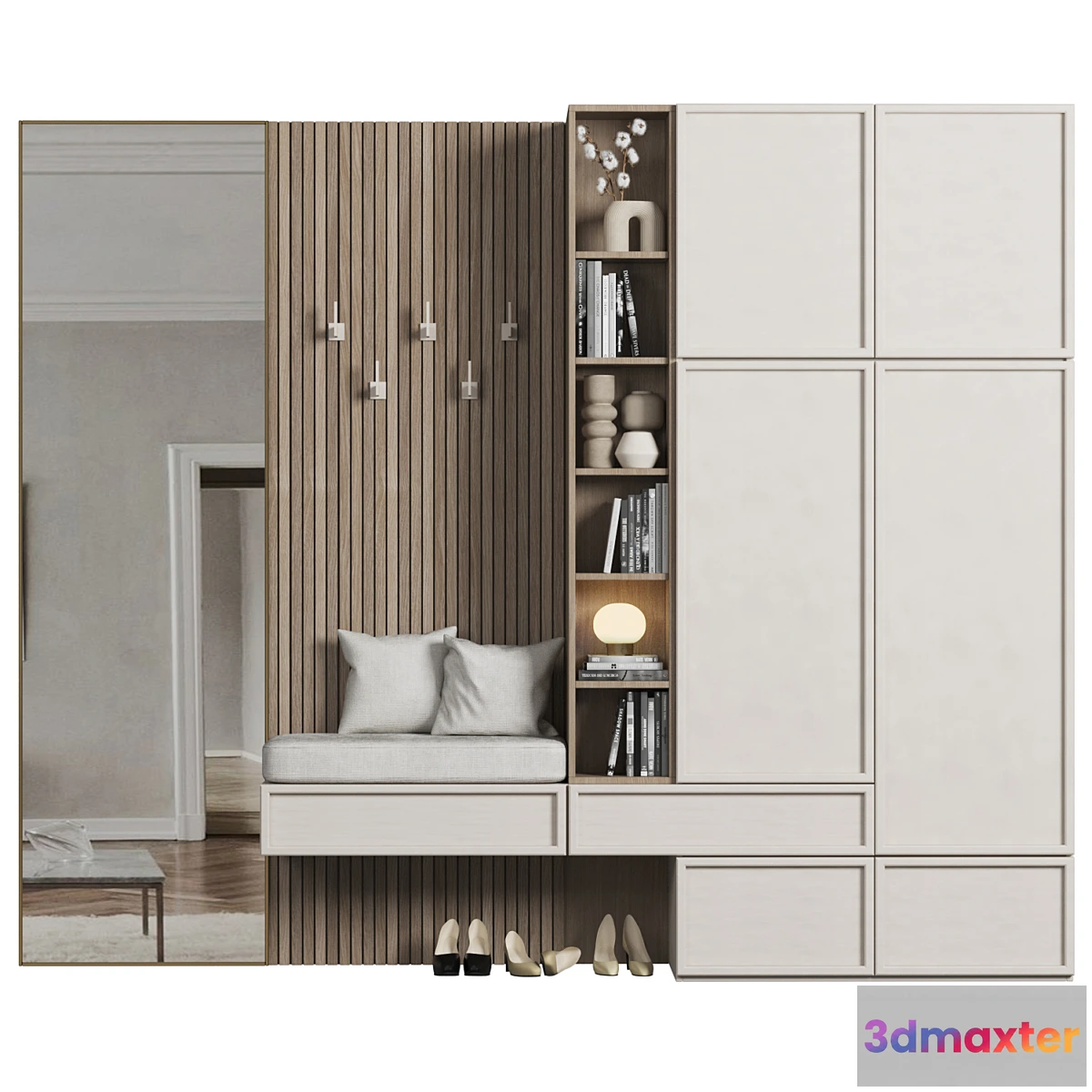 1449402 - Hallway Composition 188 3D Max