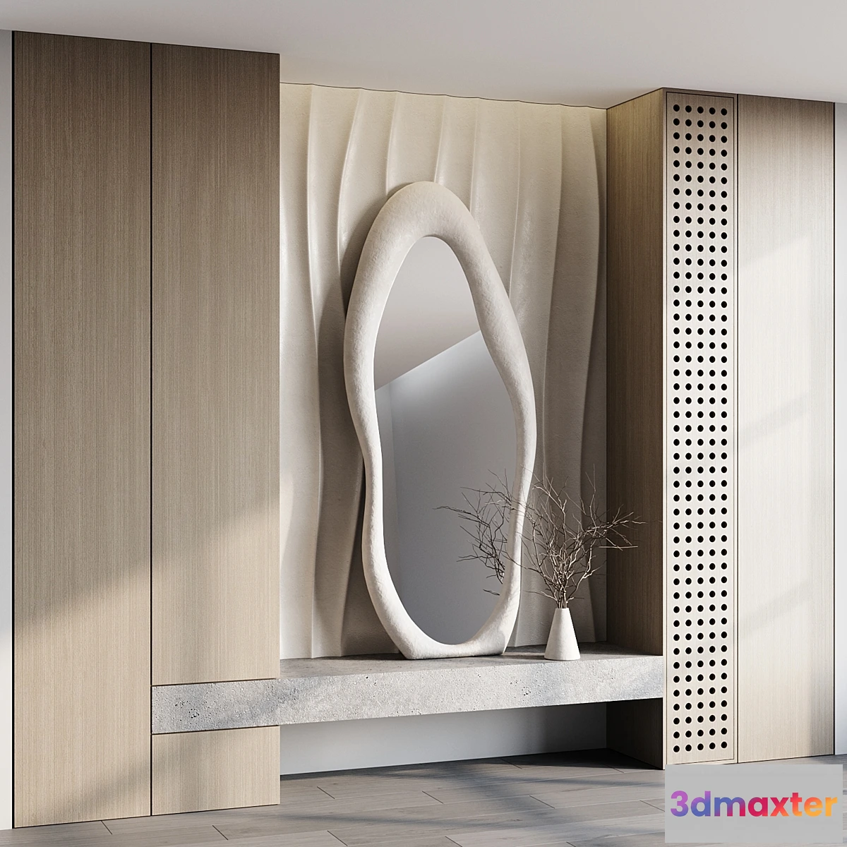 1460828 - HallWay Antechamber 4 3D Max