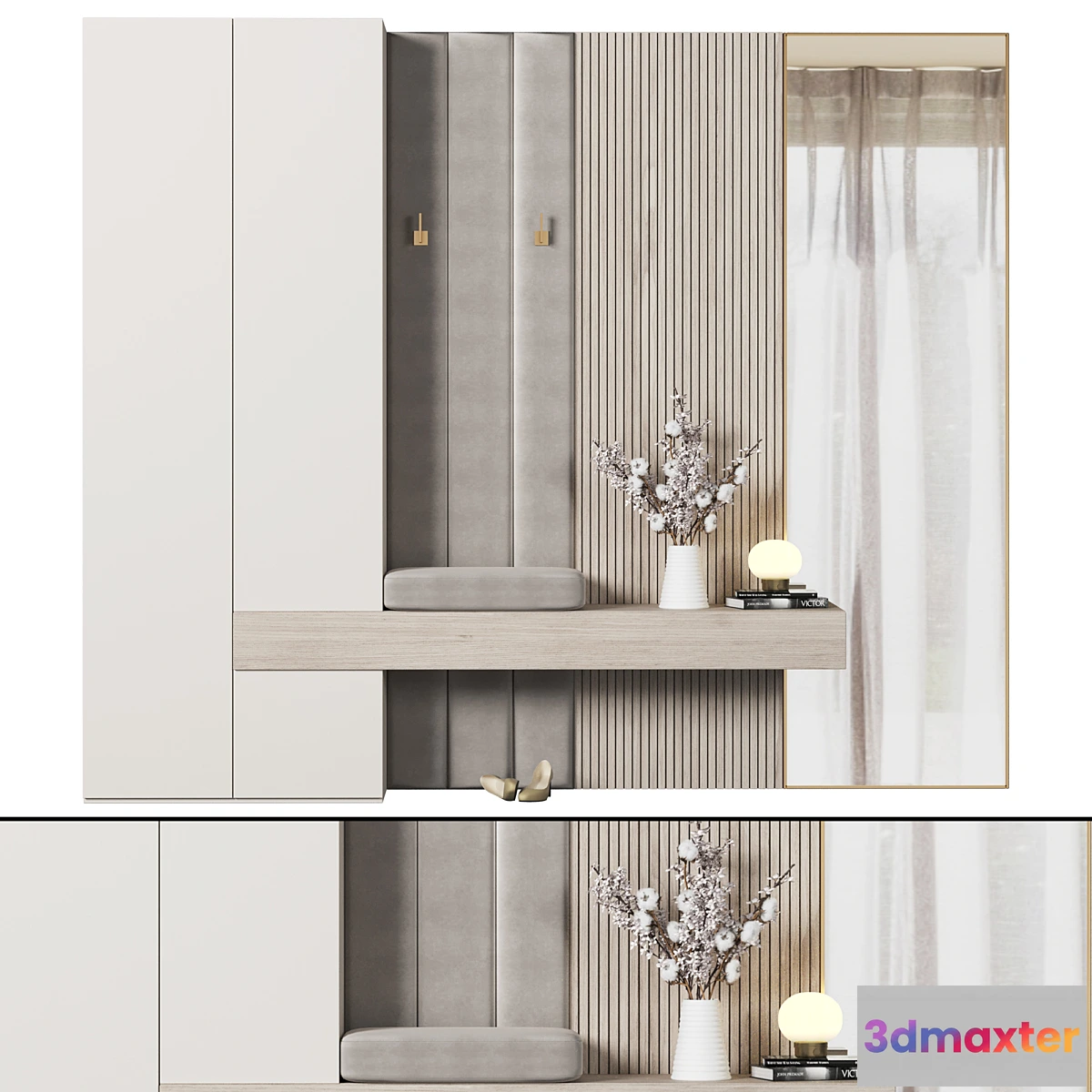 1461532 - Hallway Composition 218 3D Max