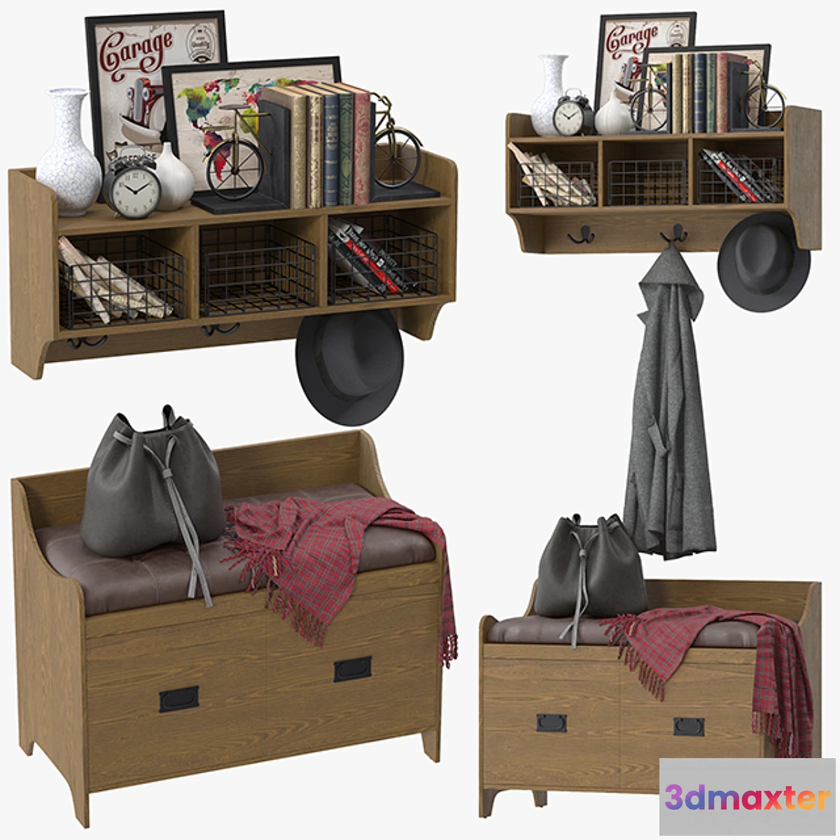 1467132 - Nijmegen Hall Tree 3D Max