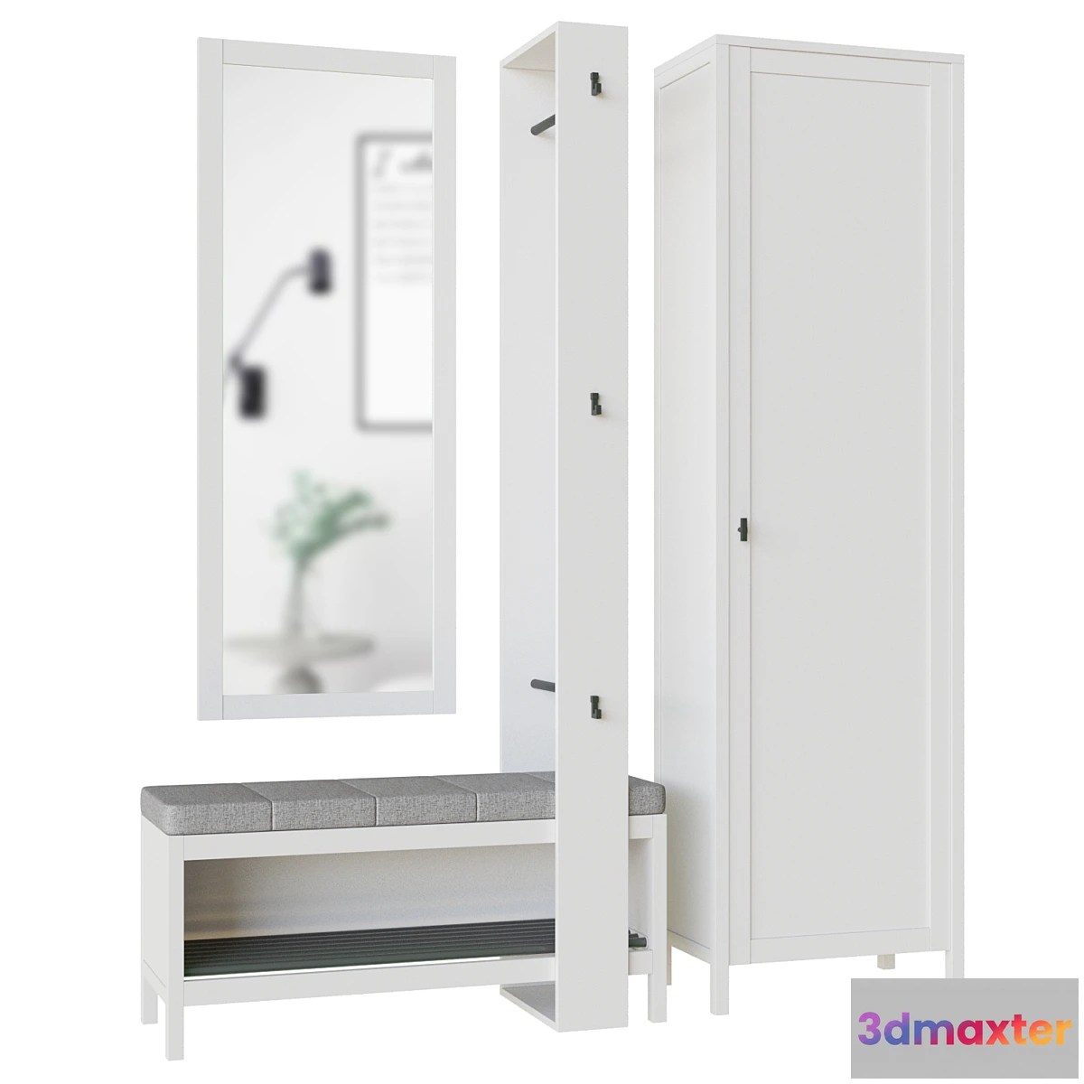 1474776 - Hallway Blanco 3D Max