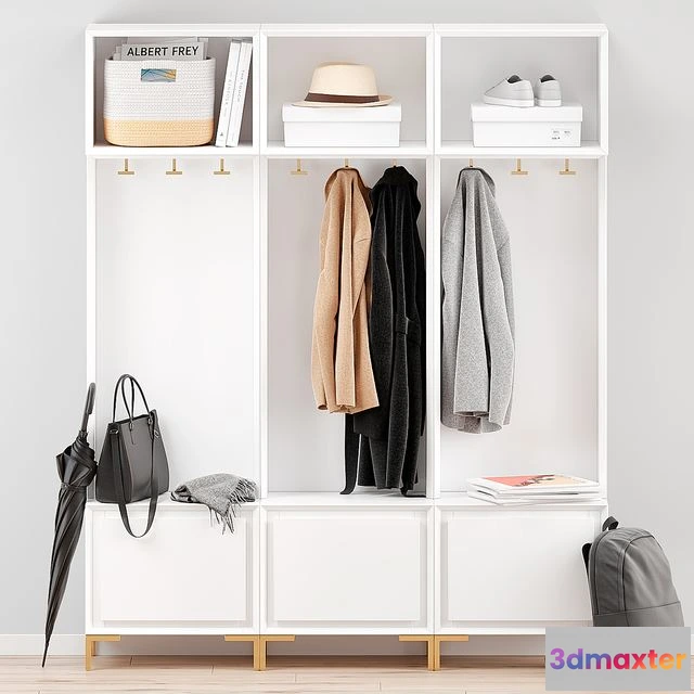 1545083 - West Elm Nolan entryway set 3D Max