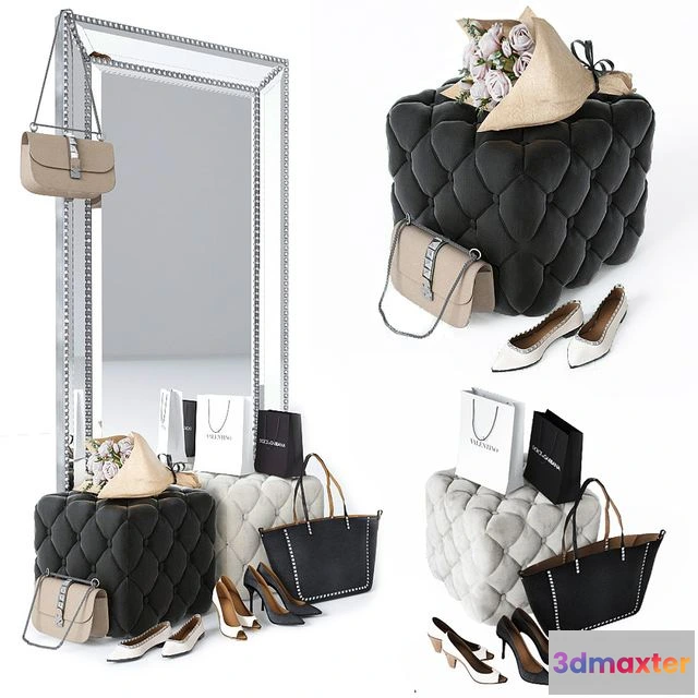 1561078 - A set of decor in the hallway 1 3D Max