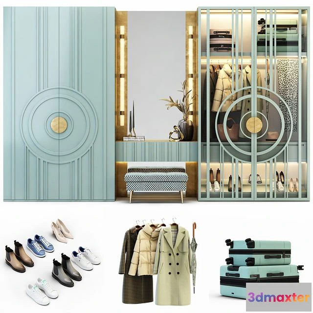 1563037 - Hallway Furniture Set 3D Max