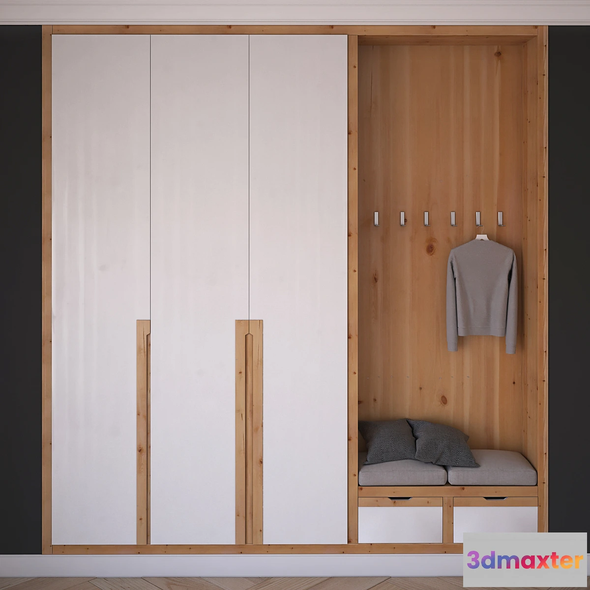 664199 - hall Wardrobe