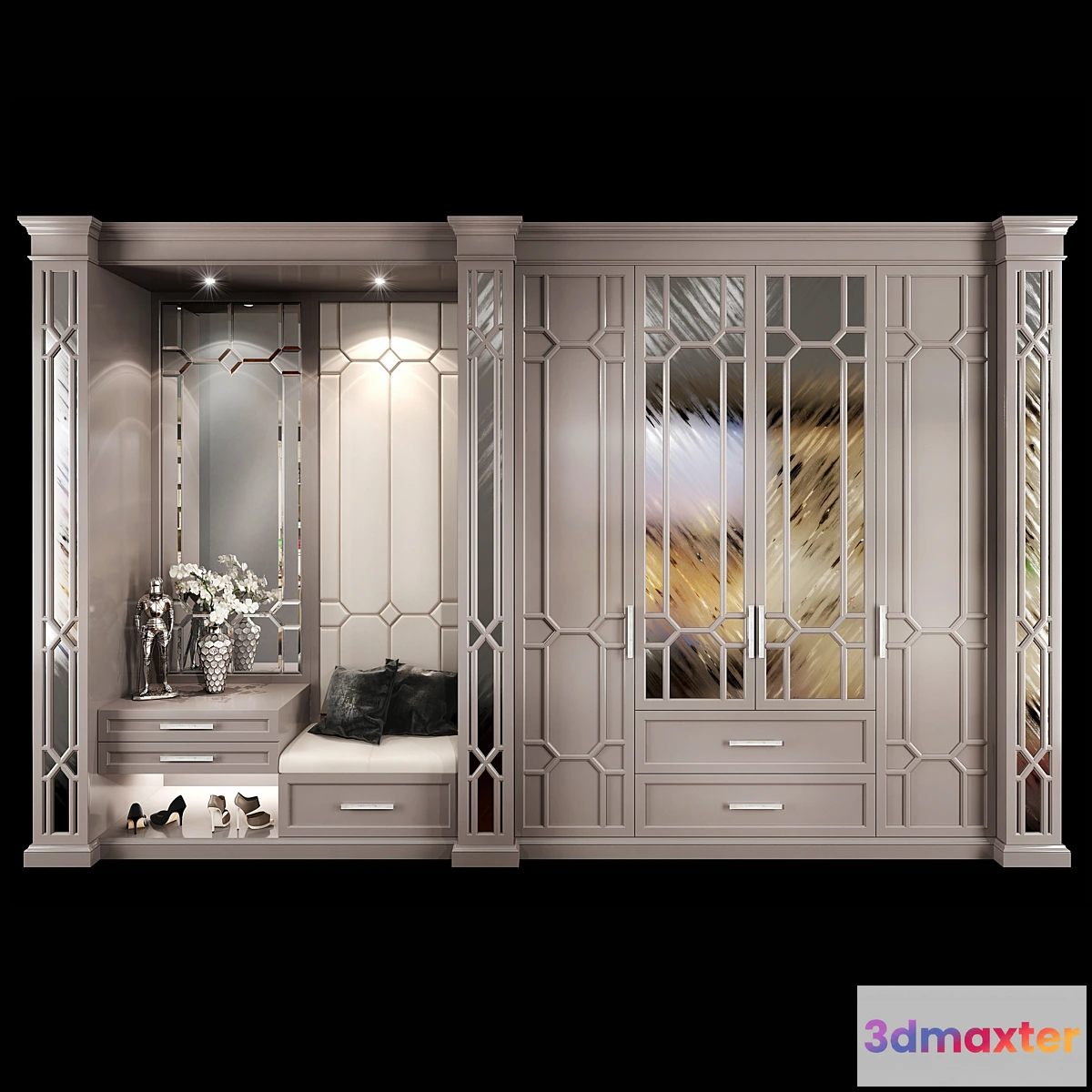 738565 - Wardrobe hallway composition set 03 - No.2