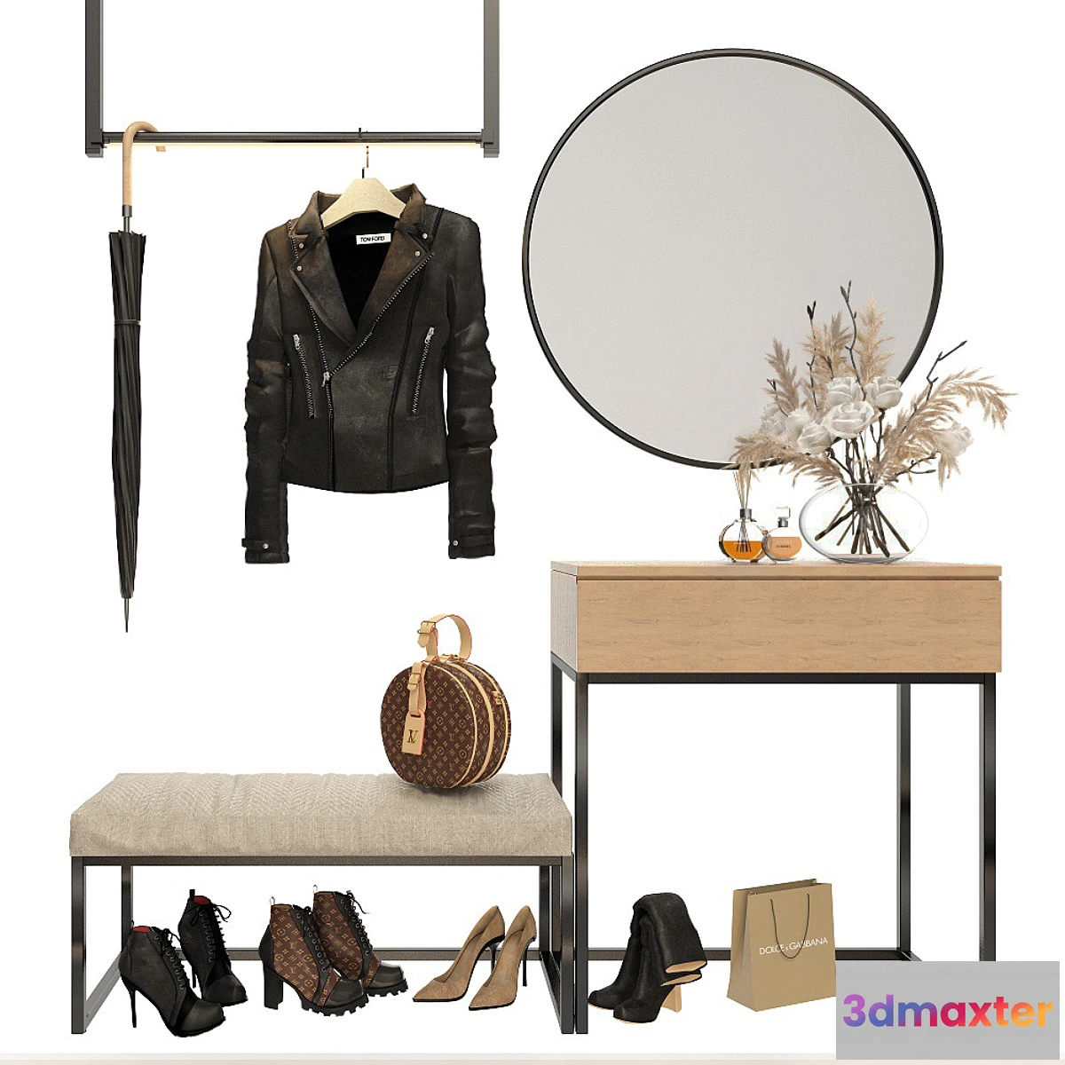 742349 - Decorative set in the hall 7 - No.2