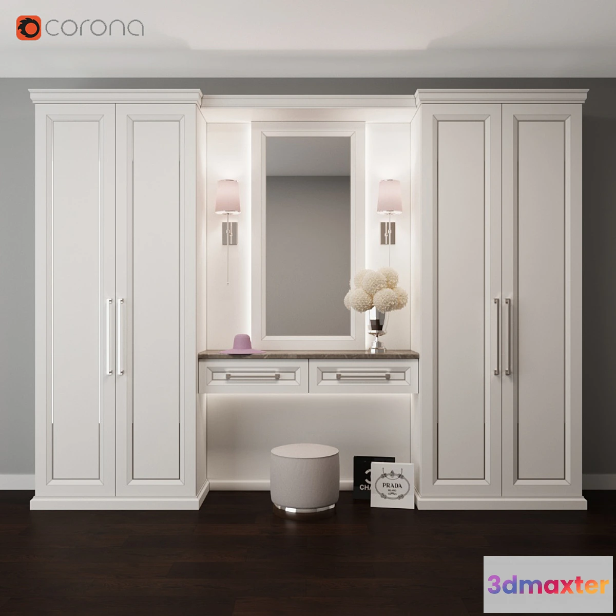 833132 - Hall Wardrobe Set 3 - No.3