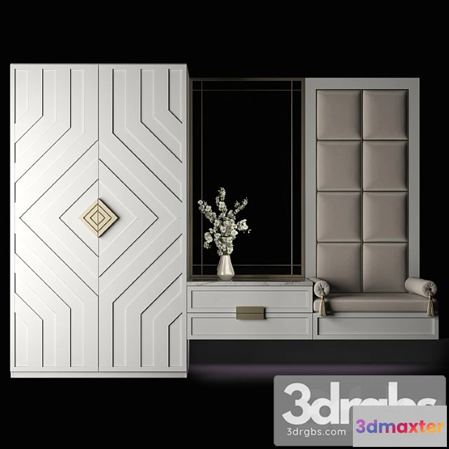 952054 - Furniture composition for hallway 64 2