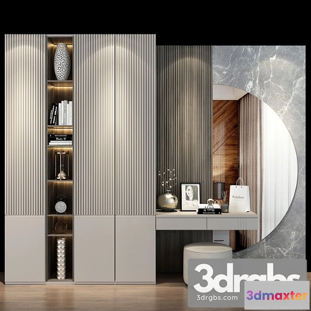 952156 - Hallway Furniture Cabinet Set 493